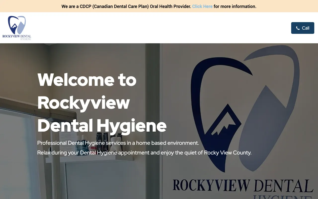 An independent dental hygiene studio near Cochrane - old website